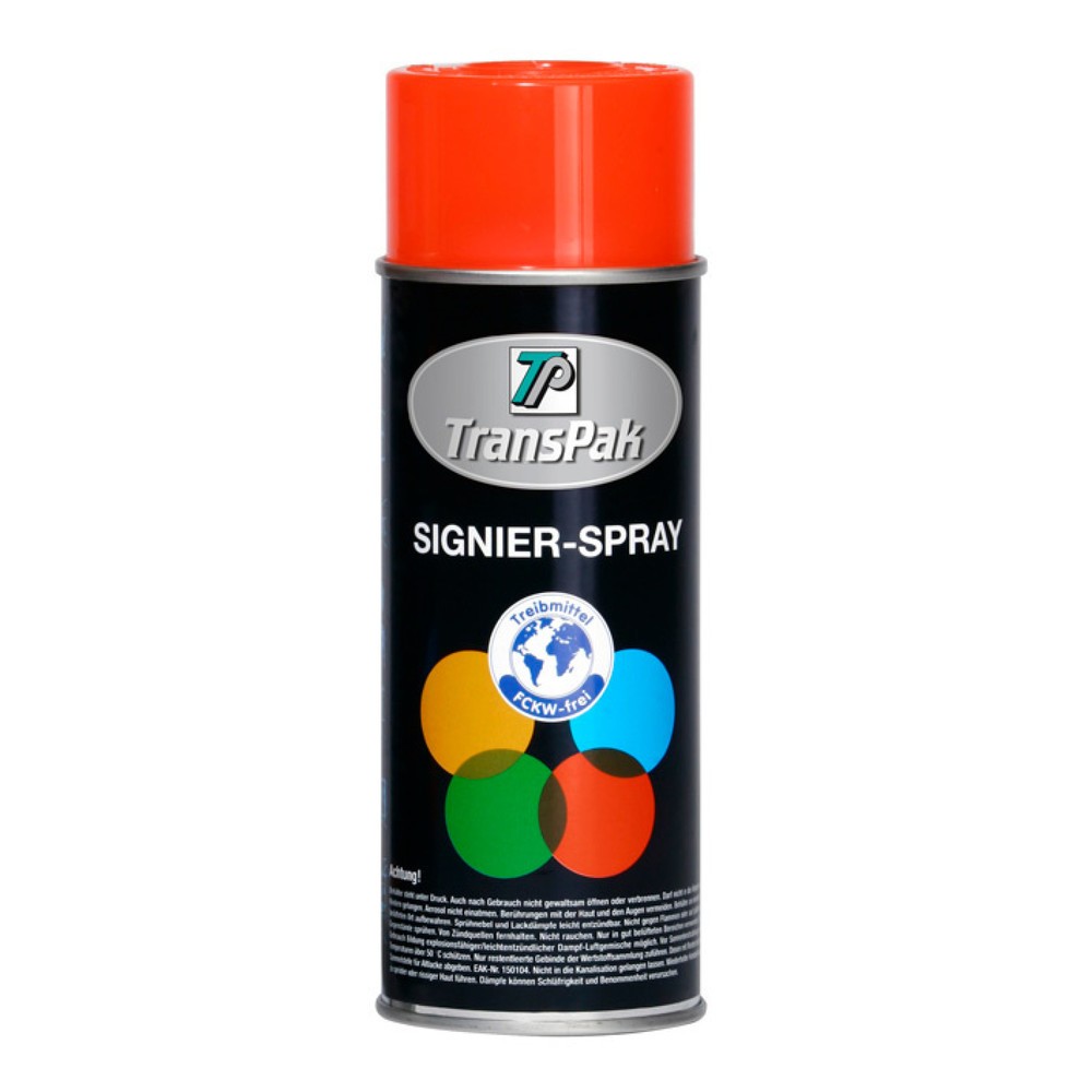 Image of  Biozid-Produkte vorsichtig verwenden. Vor Gebrauch stets Etikett und Produktinformationen lesen.Signierspray leuchtrot Signierspray leuchtrot
