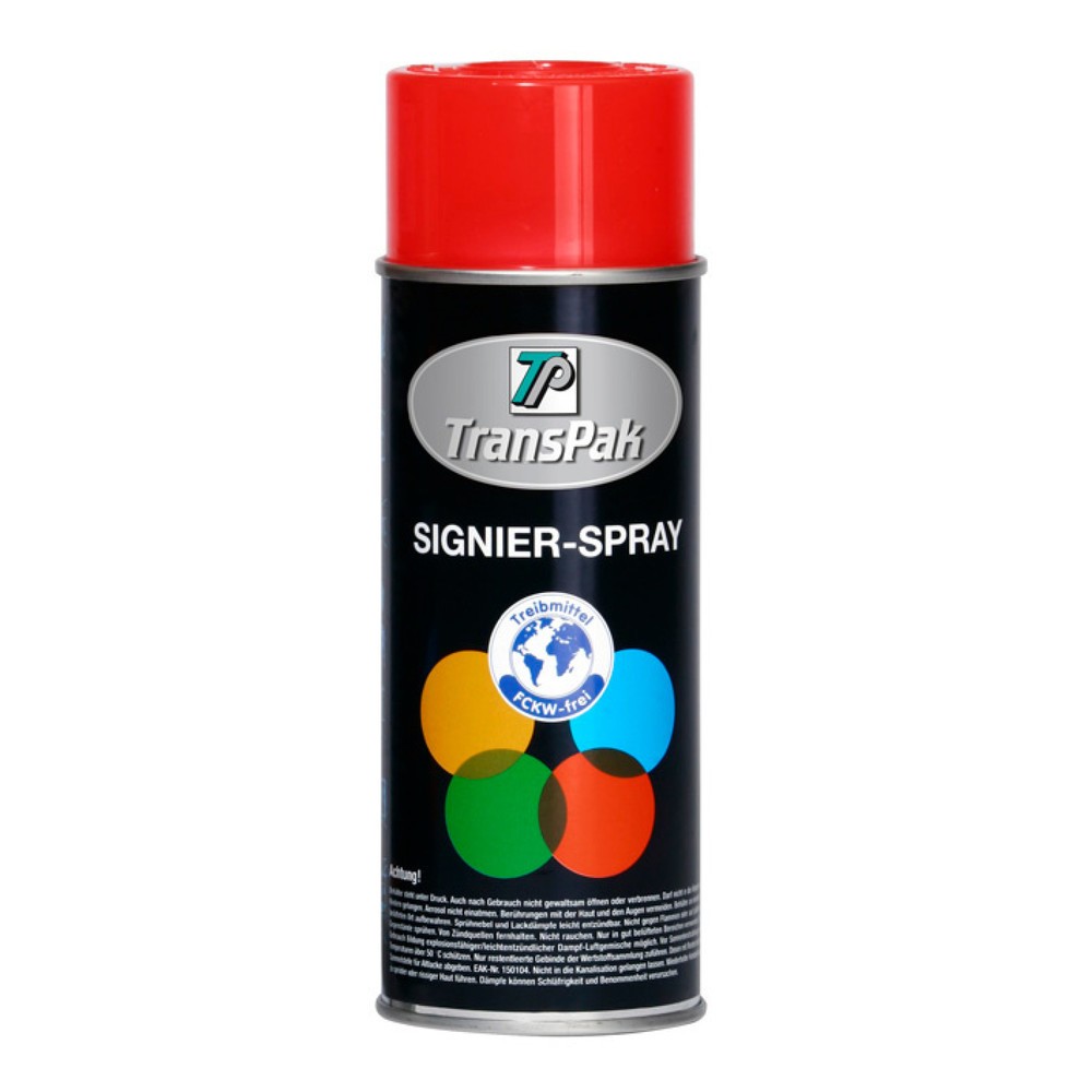 Image of  Biozid-Produkte vorsichtig verwenden. Vor Gebrauch stets Etikett und Produktinformationen lesen.Signierspray, rot Signierspray, rot