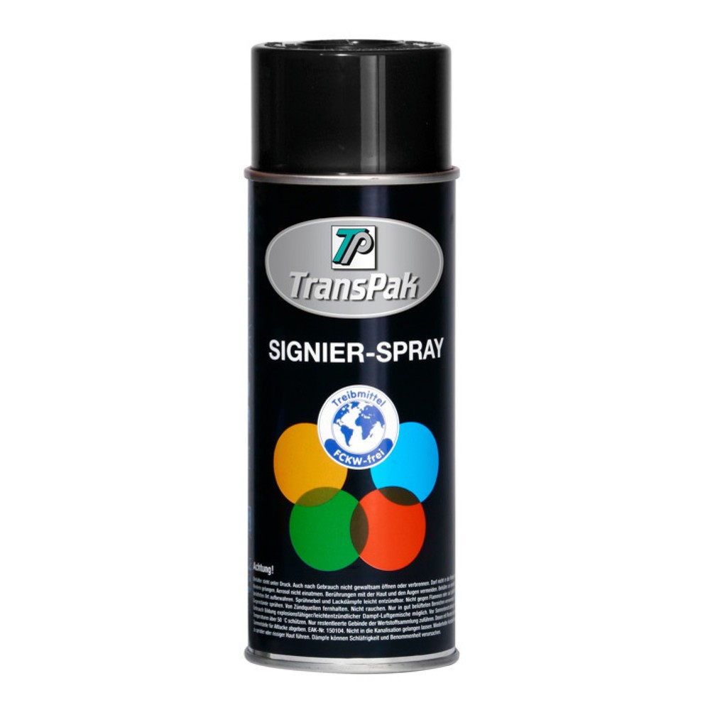 Image of  Biozid-Produkte vorsichtig verwenden. Vor Gebrauch stets Etikett und Produktinformationen lesen.Signierspray schwarz Signierspray schwarz