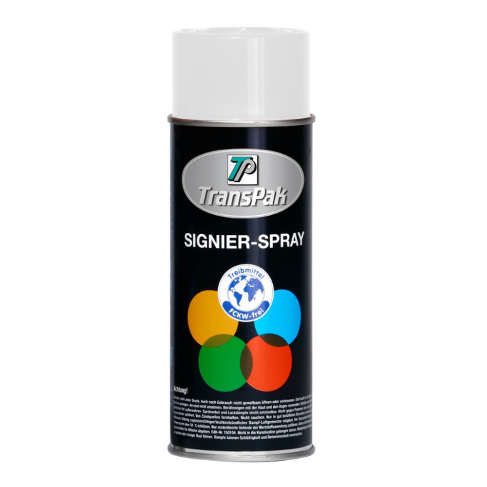 Image of  Biozid-Produkte vorsichtig verwenden. Vor Gebrauch stets Etikett und Produktinformationen lesen.Signierspray weiss Signierspray weiss