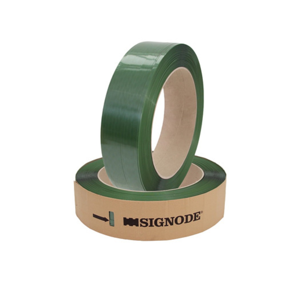 Image of  Weitere Grössen auf Anfrage lieferbarSignode Tenax®-Band - Breite: 16 mm, Stärke: 0,89 mm, Länge: 1300 lfm. Signode Tenax®-Band Breite: 16 mm, Stärke: 0,89 mm, Länge: 1300 lfm.