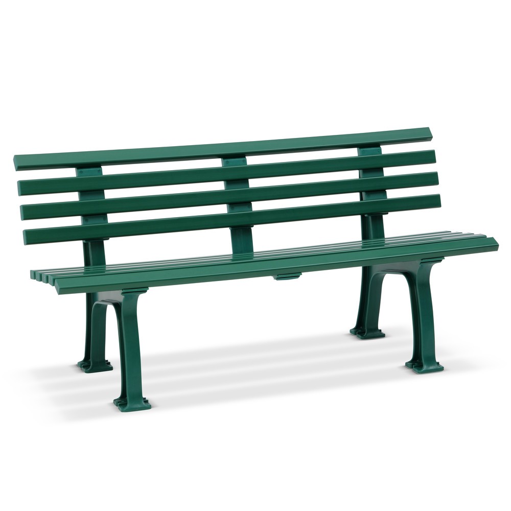 Image of Die Sitzbank Bern aus Vollkunststoff bietet ideale Erholung für Mitarbeiter und Gäste Mit Bänken aus robustem Kunststoff werten Sie Ihre Aussenbereiche auf und schaffen bequeme Sitzgelegenheiten für Mitarbeiter und Gäste. Die Sitzbank Bern ist wetterfest 