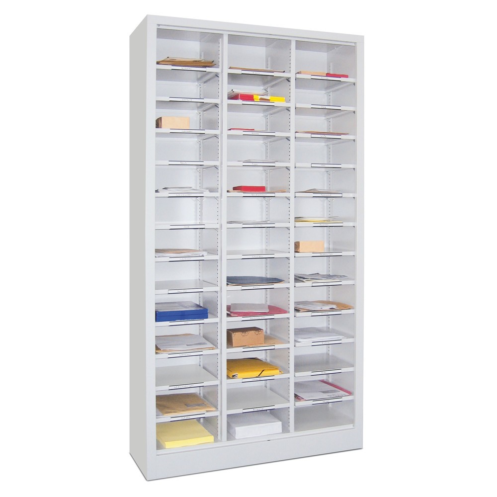 Image of Vielseitige Sortierschränke in hochwertiger Stahlblechkonstruktion Der PAVOY Sortierschrank bietet Ihnen bei der Büroorganisation in Betrieb, Lager oder Werkstatt zuverlässige Unterstützung. Nutzen Sie ihn als Postsortierschrank für Briefe und Warensendun