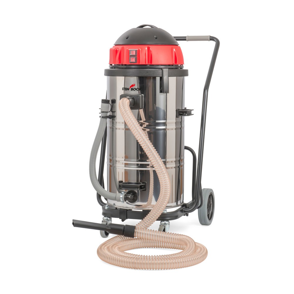 Image of Sauger für das getrennte Entsorgen von Spänen und Flüssigkeiten Der Spänesauger Steinbock® INOX überzeugt mit seiner kräftigen Saugleistung und einem durchdachten Baukasten-Design – ausgelegt für tägliche Anforderungen in Industrie, Handwerk, Produktion u