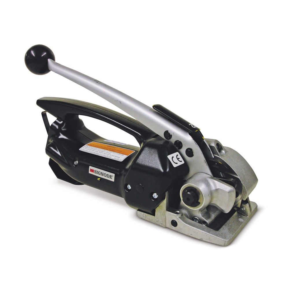 Image of Akku-Umreifungsgeräte für den Dauereinsatz im Betrieb Erleichtern Sie Ihren Mitarbeitern die Sicherung von Packstücken, indem Sie den Verpackungsprozess mit dem Spann- und Verschlussgerät Komfort für Polyethylen-Bänder beschleunigen. Dank der einfachen Be