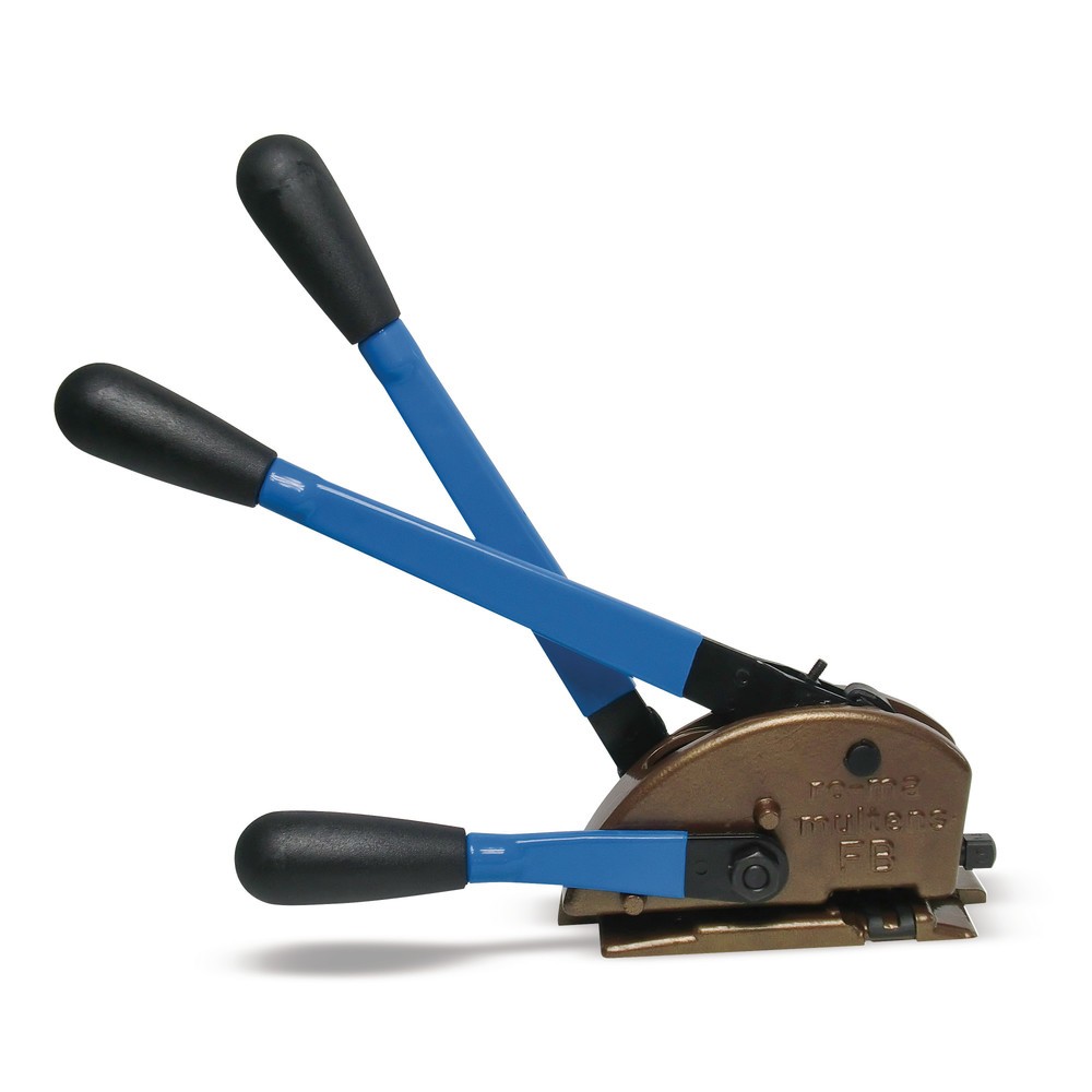 Image of 1 Gerät für alle Umreifungsschritte – das Spann- und Verschlussgerät Standard für Stahl Mit dem einteiligen, kompakten Spanngerät für Stahlband verarbeiten Sie Apex-Stahlbänder mit einer Stärke von 0,5 mm. Mit dem Umreifungsgerät spannen, verschliessen un