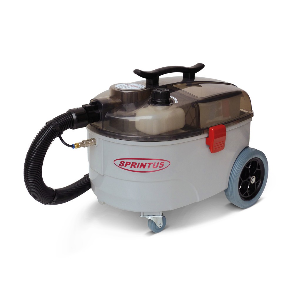 Image of Für die gründliche Reinigung von Teppichböden, Polstermöbeln oder Autopolstern Das Sprühextraktionsgerät SPRiNTUS SE 7 sorgt für eine effektive und gründliche Reinigung, durch die bspw. auch Milben oder Tierhaare wirksam entfernt werden können und ist dah