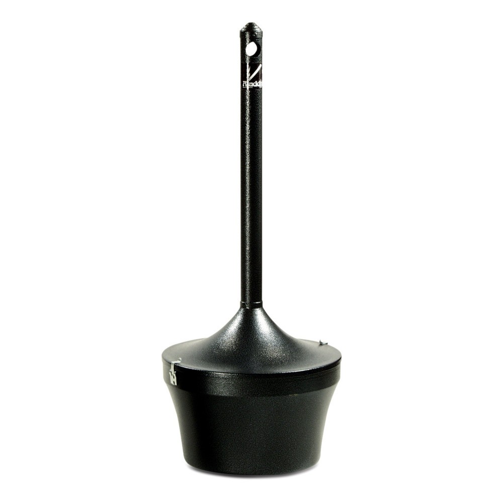 Image of Zuverlässiger Standascher in originellem Design Mit dem Standascher Aladdin Smokers' Station® entsorgen Sie Zigarettenstummel und Asche sicher und platzsparend. Aus feuerbeständigem, nylonbeschichtetem Aluminium gefertigt, ist der Ascher kratz- sowie korr