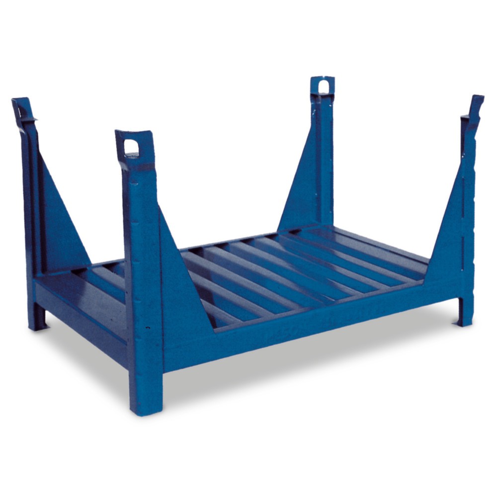 Image of Stapelbehälter HESON® für die Lagerung und den Transport Ob Profilbretter, Stabstähle oder Fahnenmastern: In vielen Betrieben kommen stabförmige Gegenstände zum Einsatz. Für den Umgang mit Langgut dient Ihnen dieser Stapelbehälter HESON® als verlässliches