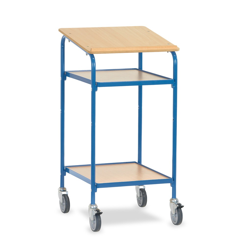 Image of Erleichtern Sie sich die Schreibarbeit mit dem verschiebbaren Stehpult fetra® Premium Aus stabilem Stahlrohr gefertigt und mit einer robusten Pulverbeschichtung geschützt, ist das Stehpult fetra® Premium auch für einen rauen Betriebsalltag optimal gerüste