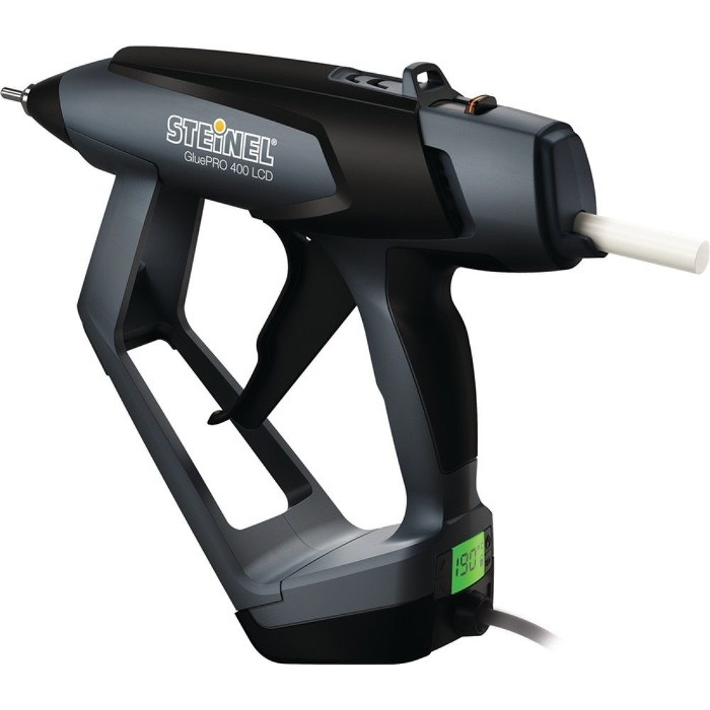 Image of  prüfpflichtig: jaSTEINEL Heissklebepistole GluePRO 400 LCD KF Klebeleistung 30 g/min 2 11mm STEINEL Heissklebepistole GluePRO 400 LCD KF Klebeleistung 30 g/min 2 11mm