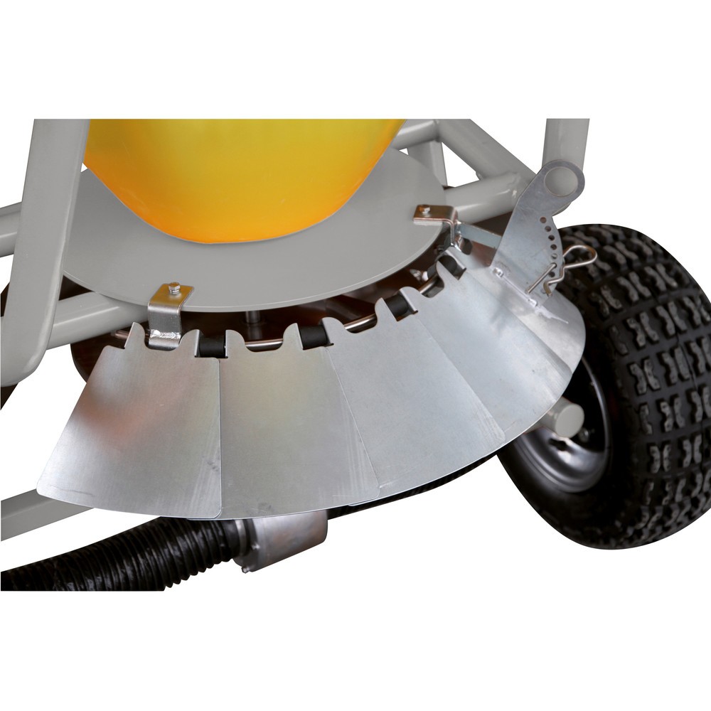 Image of  Einfache MontageStreubreitenbegrenzer für Streuwagen CEMO Profi, verzinkt Streubreitenbegrenzer für Streuwagen CEMO Profi, verzinkt