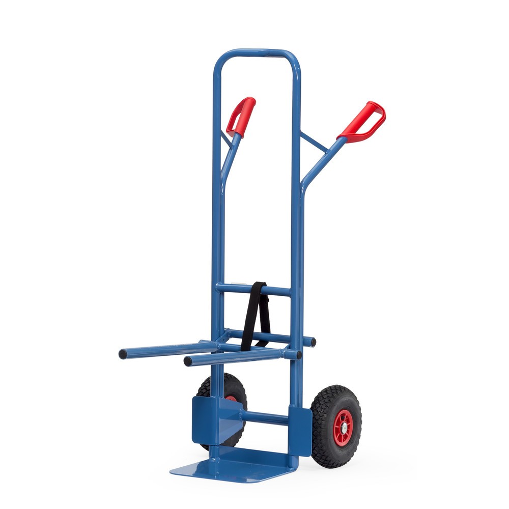 Image of Mit der fetra® Stuhlkarre aus Stahl Stuhlreihen schneller aufbauen Falls Sie öfters Stühle für Sitzungen oder Veranstaltungen auf- und abbauen müssen, ist eine Stuhlkarre die Lösung. Sie können die Karre auch für andere Transportzwecke einsetzen. Der Stuh