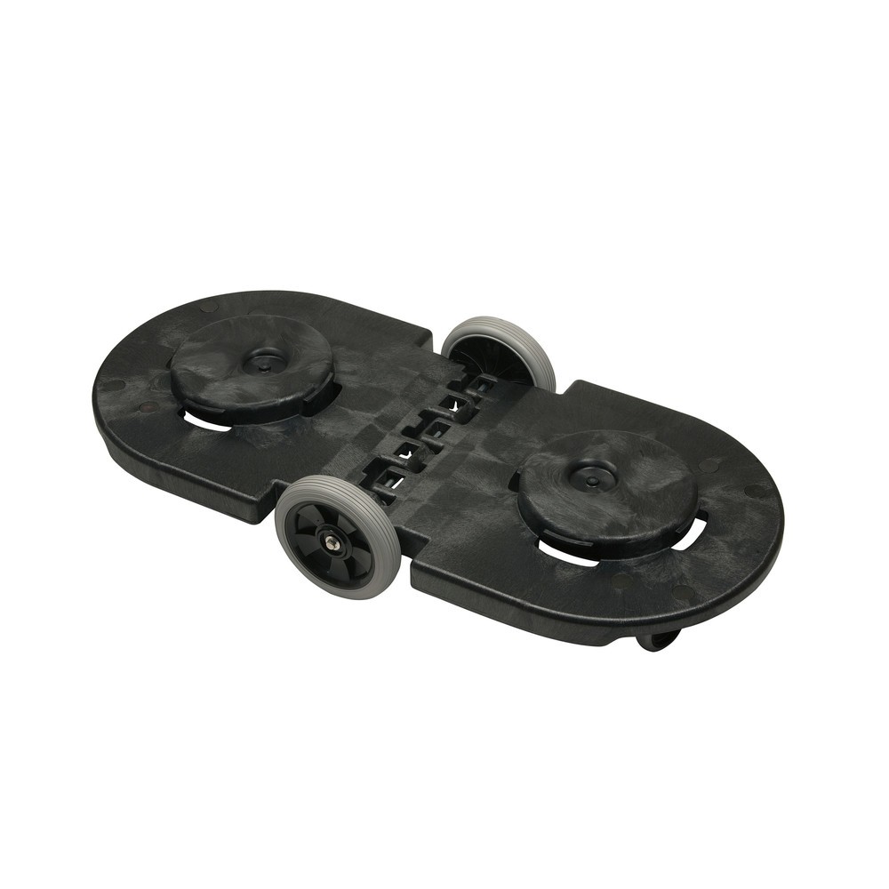 Image of Fahrwagen macht Lebensmittel-Behälter mobil Der Tandem-Rollwagen BRUTE® befördert Lebensmittel-Behälter bis zu einem Gewicht von 226,8 kg. Mithilfe von Drehverriegelungen befestigen Sie BRUTE® Container sicher auf dem Fahrwagen. Zum einfachen Navigieren b