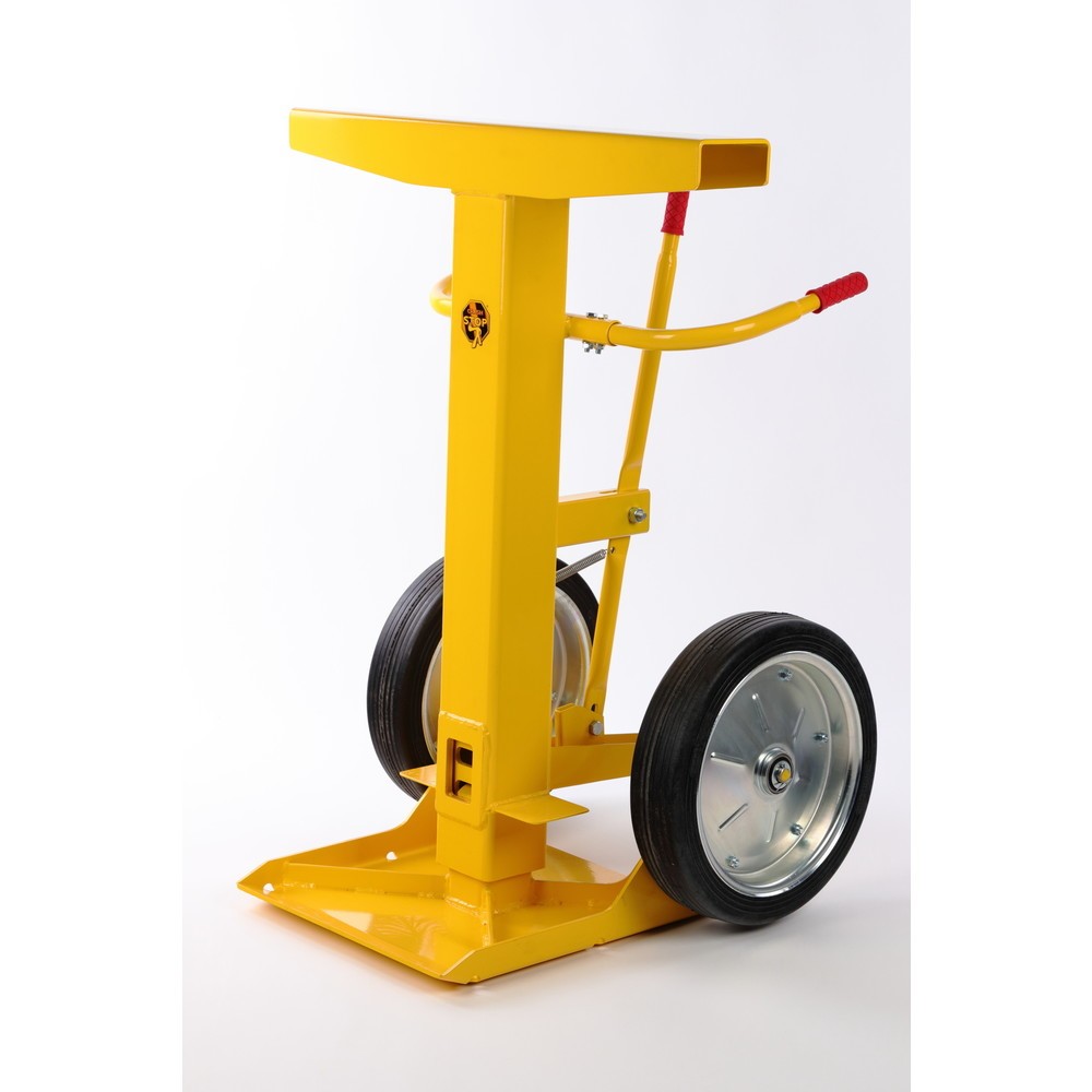 Image of 40-Tonner sicher be- und entladen: mit der TÜV- und GS-zertifizierten Teleskop-Verladestütze Die Teleskop-Verladestütze verhindert ein Kippen von Sattelaufliegern bis 40 t bei Be- und Entladevorgängen und erhöht dadurch die Sicherheit. Die grosse Bodenpla