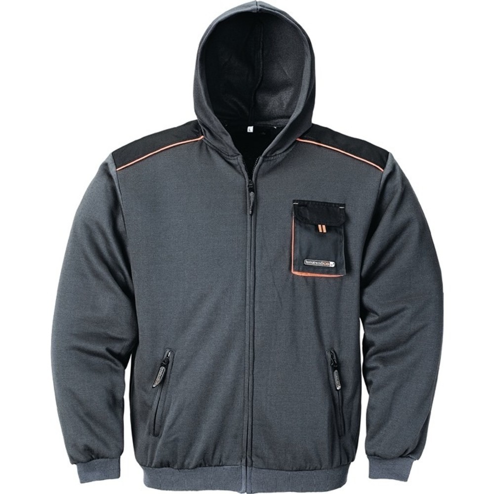 Image of  scheuerfeste und sehr haltbare Schulter- und EllenbogenbesätzeTERRATREND Herrensweatjacke Gr.M TERRATREND Herrensweatjacke Gr.M