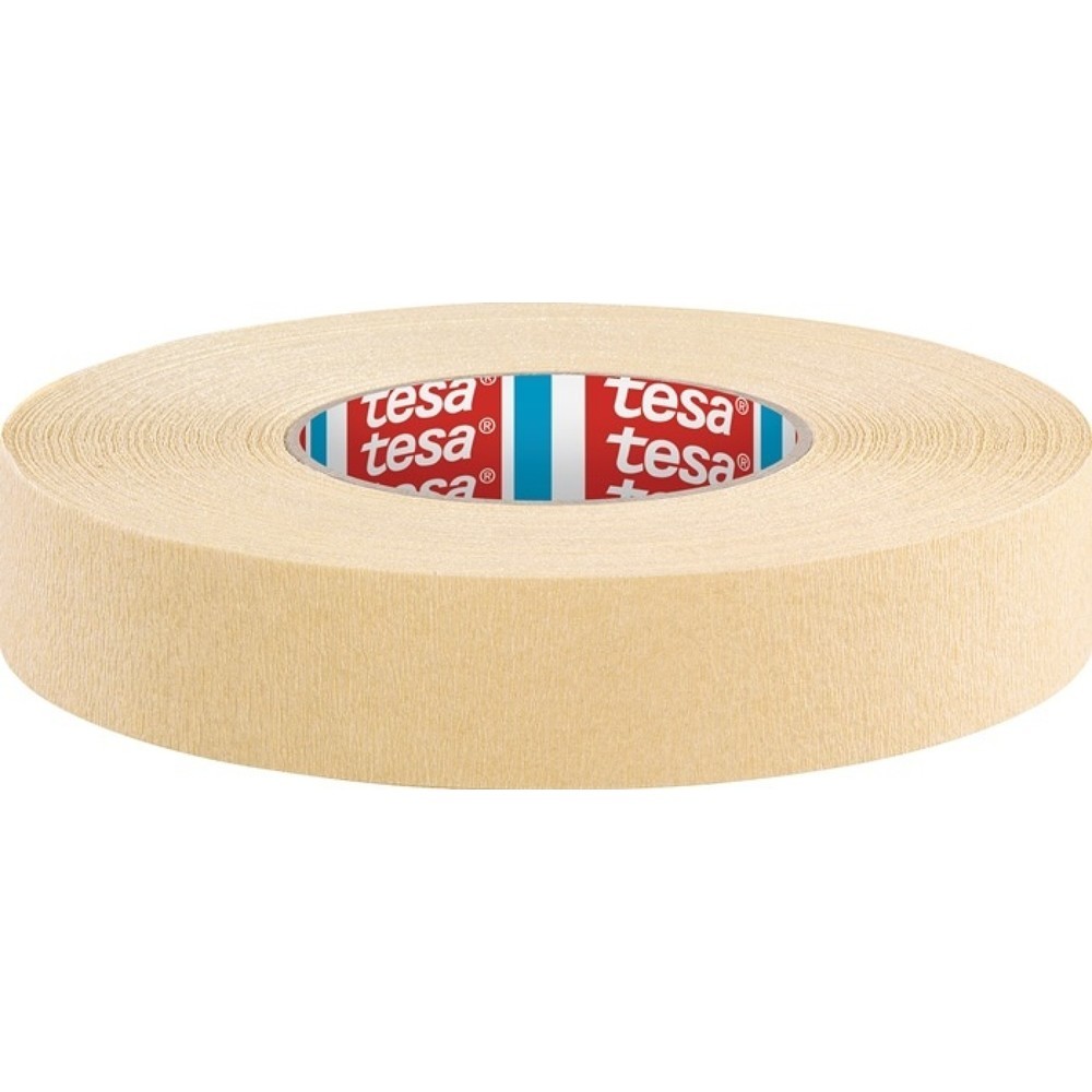 Image of  Klebkraft: 5N/cmTESA Kreppband tesakrepp® 4322, chamois, stark gekreppt, Rolle, Länge 50 m Breite 30 mm TESA Kreppband tesakrepp® 4322, chamois, stark gekreppt, Rolle, Länge 50 m Breite 30 mm
