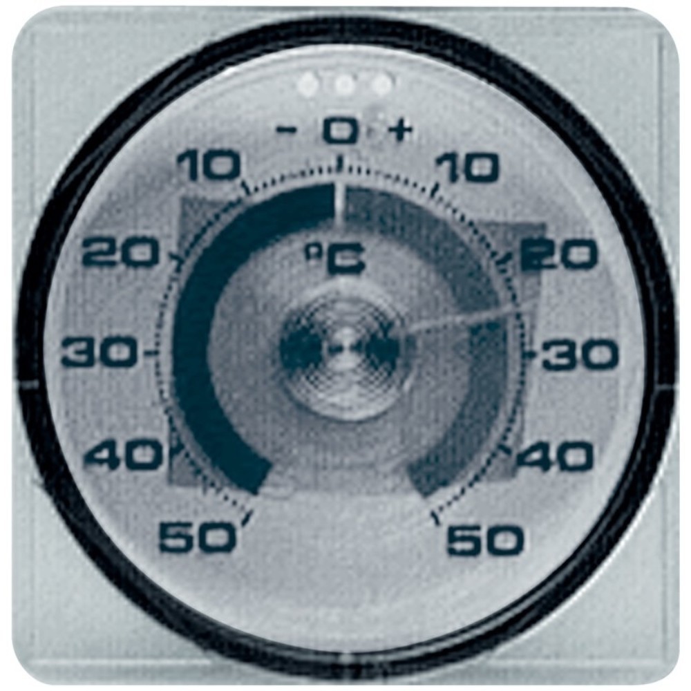 Image of  Ø: 75mmTFA Fensterthermometer, T.17mm, Messbereich -50 bis 50 °C, Kunststoff TFA Fensterthermometer, T.17mm, Messbereich 50 bis 50 °C, Kunststoff