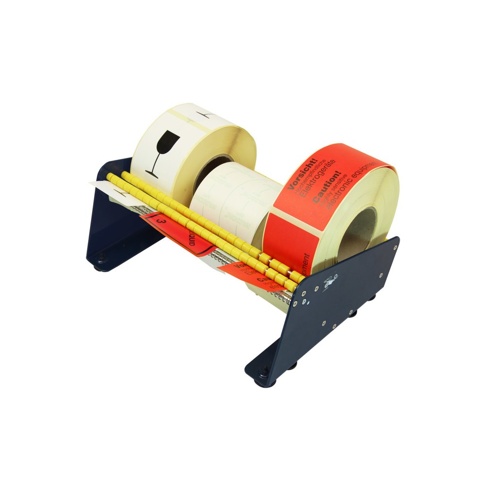 Image of  Ideal für das Aufkleben kleinerer Etikettenmengen von HandTisch-Etikettenspender, Nutzbreite bis 315mm, max. Rollendurchmesser 170mm Tisch-Etikettenspender, Nutzbreite bis 315mm, max. Rollendurchmesser 170mm