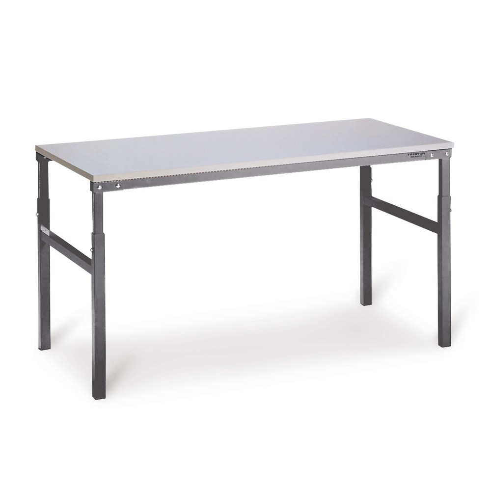 Image of Angenehmes Arbeiten durch höhenverstellbare Arbeitstische Den Arbeitstisch Grundtisch passen Sie individuell an Ihre Betriebsbedürfnisse an. Das intelligente Baukastensystem kann flexibel mit baugleichen Tischen erweitert werden. Die Tischplatte lässt sic