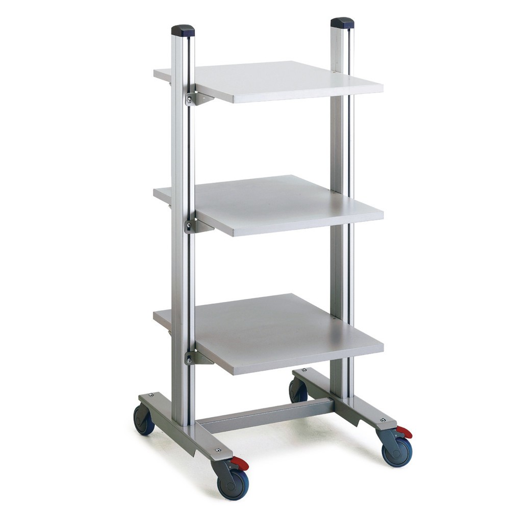 Image of Ein fahrbarer Universalwagen für flexibles Arbeiten in Produktionsbetrieben Ist Ihre Expertise an verschiedenen Produktionsstationen gefragt, bietet ein mobiler Arbeitsplatz eine enorme Erleichterung Ihres Arbeitsalltags. Auf dem Etagenwagen transportiere