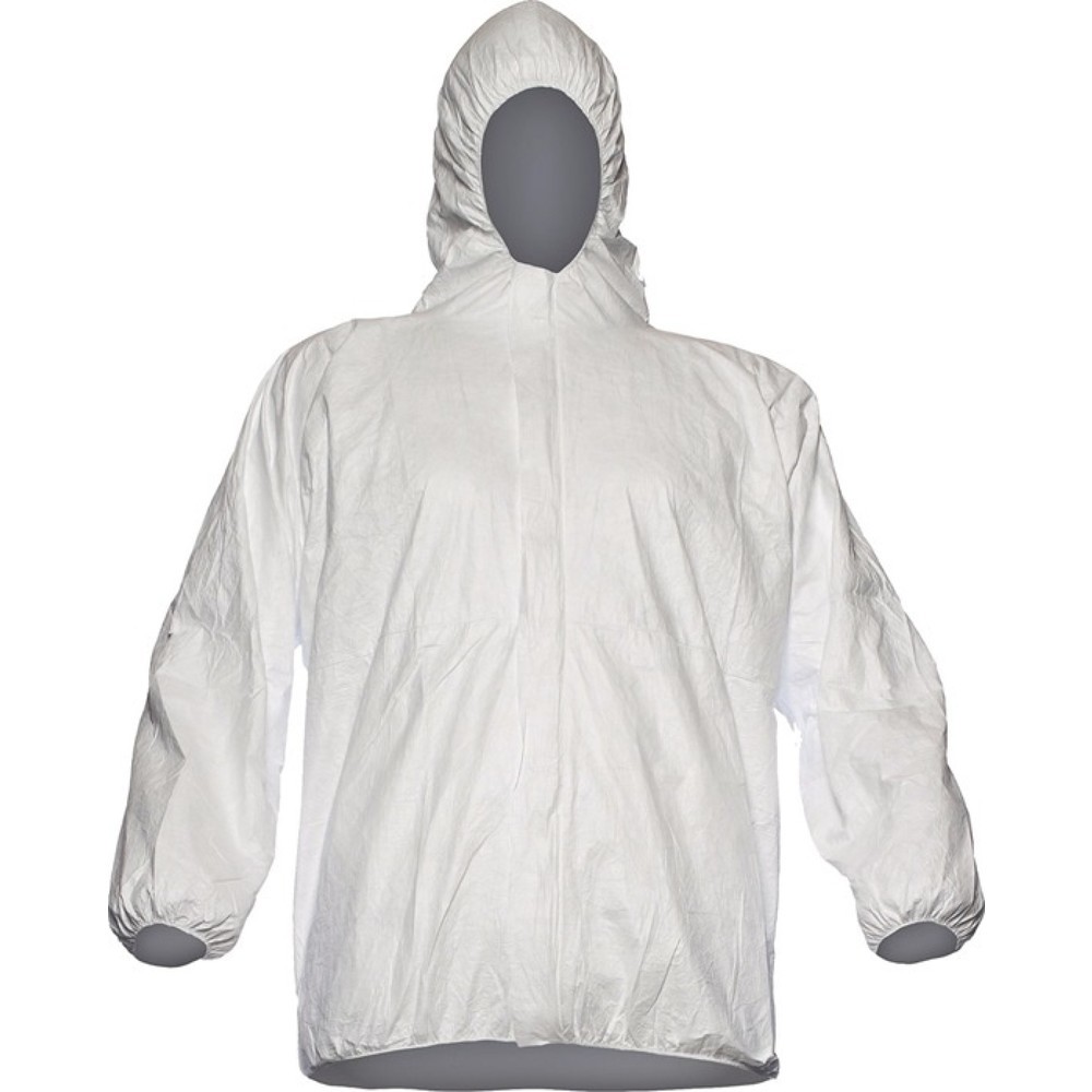 Image of  grosser angesetzter KragenTYVEK Chemikalienschutzjacke TYVEK® PP33 Gr.L TYVEK Chemikalienschutzjacke TYVEK® PP33 Gr.L