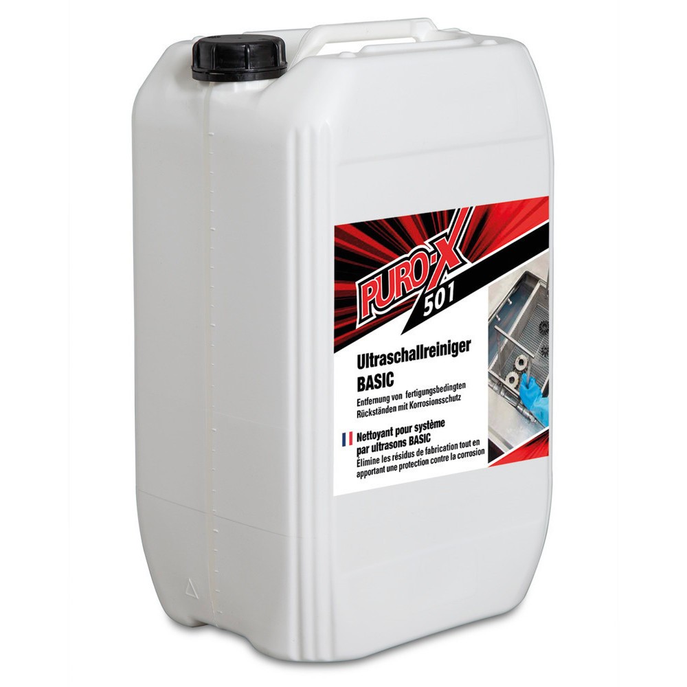 Image of  Eignet sich auch zur Tauchreinigung (ohne Ultraschall)Ultraschallreiniger Puro-X 501 Basic, 25 Liter Ultraschallreiniger Puro-X 501 Basic, 25 Liter