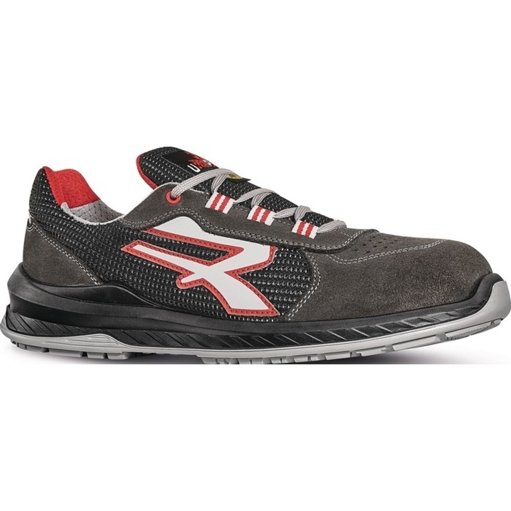 Image of  Norm: EN ISO 20345U.POWER Sicherheitsschuh Demon, S1P ESD SRC EN ISO 20345, Grösse 40 grau, gelochtes Veloursleder mit Nylon U.POWER Sicherheitsschuh Demon, S1P ESD SRC EN ISO 20345, Grösse 40 grau, gelochtes Veloursleder mit Nylon