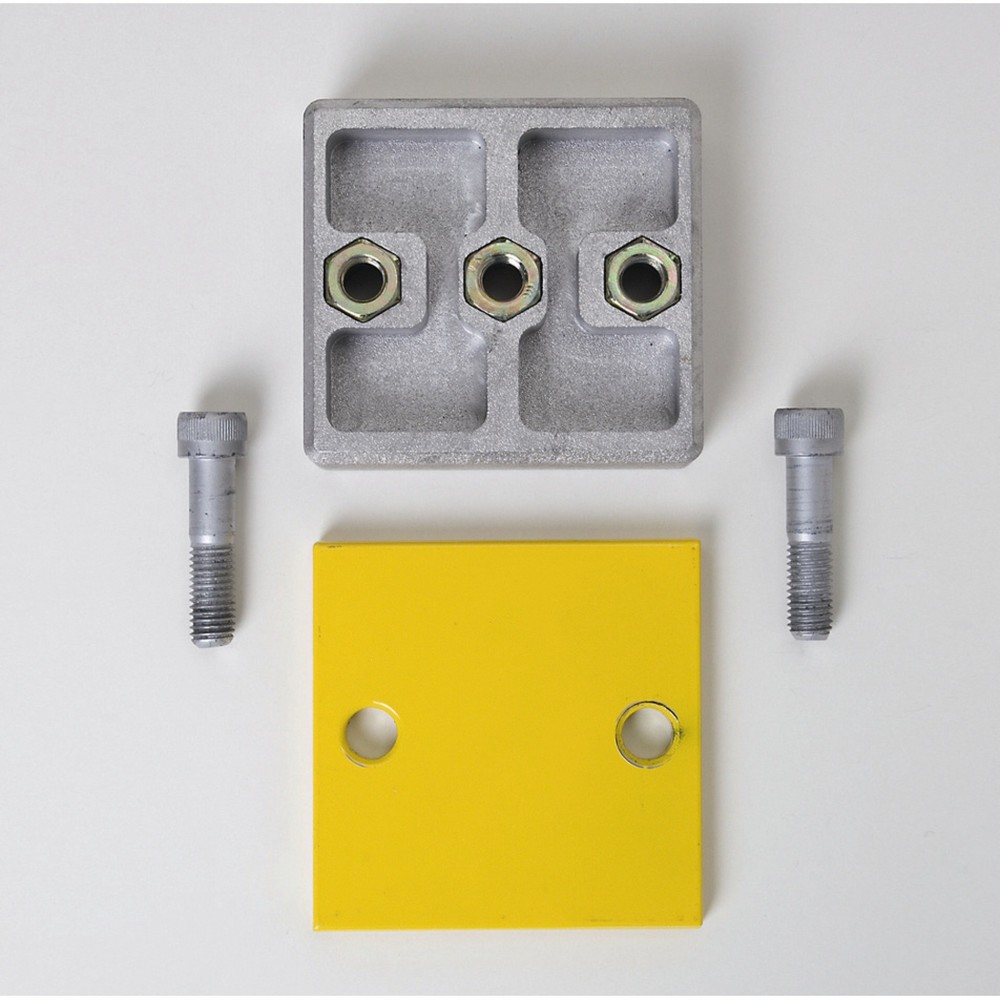 Image of Widerständige Alu-Schutzplanken als Verlängerungs-Set Erweitern Sie mit dieser Schutzplanken-Verlängerung den Anfahrschutz vor Säulen, Wänden, Regalen und anderen sensiblen Bereichen. Sie lässt sich einfach an bestehende Schutzplanken anbringen. Die Kombi