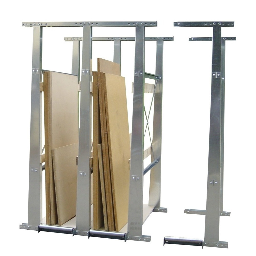 Image of TÜV-geprüftes Plattenlager-Erweiterungsmodul (Breite) – dank Baukastenprinzip individuell anpassbar Mit diesem TÜV-geprüften Anbaufeld vergrössern Sie das Vertikal-Plattenlager VLP in der Breite. So können Sie noch mehr grossformatige Tafeln für Zeit- und