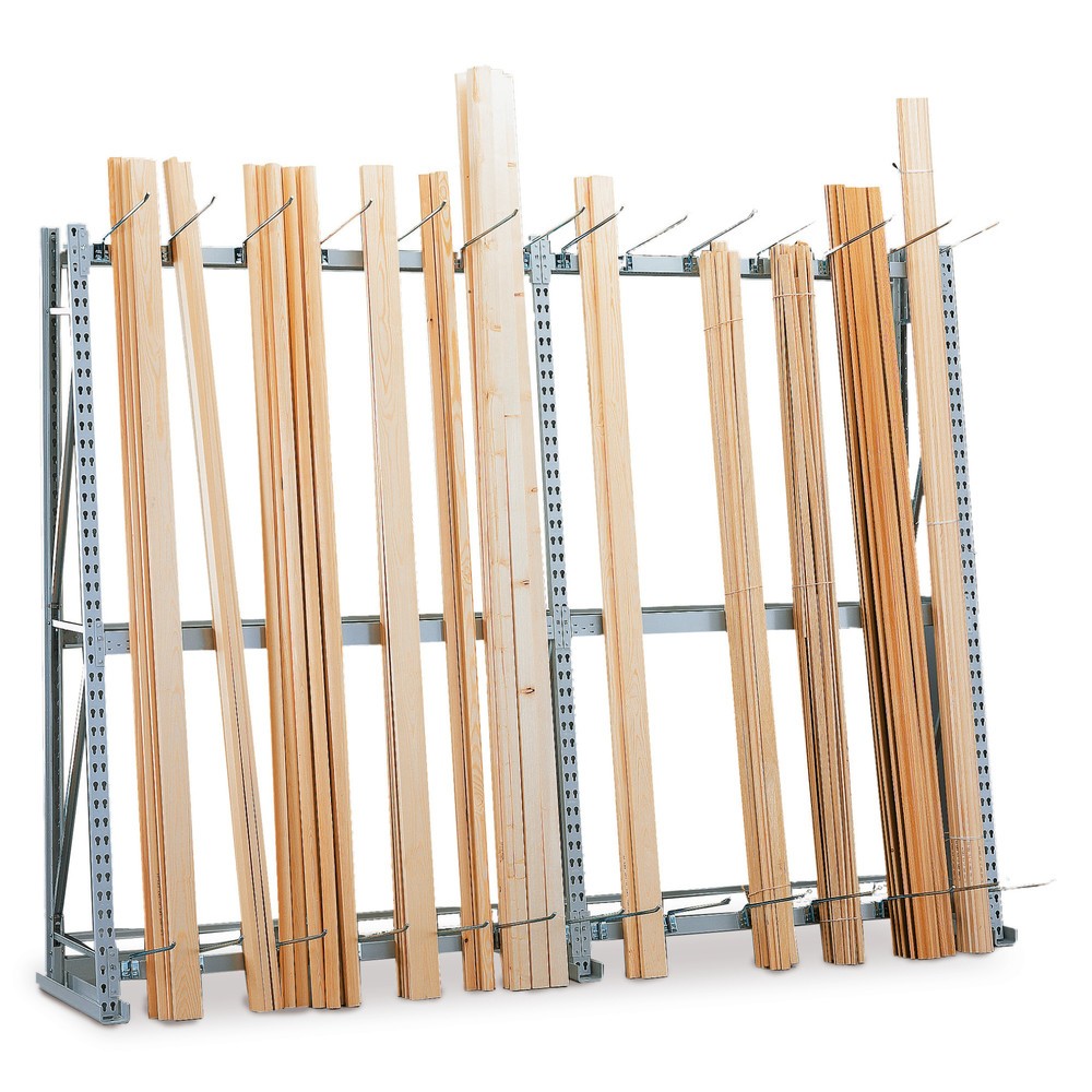 Image of Im Handumdrehen mehr Lagerfläche für Ihre Leichtgüter – das Anbaufeld für ein einseitiges Vertikalregal von META Das Anbaufeld montieren Sie per unkomplizierter Schraubmontage an das Grundfeld an – schon haben Sie mehr Stellplatz für Ihre Güter. Genau wie