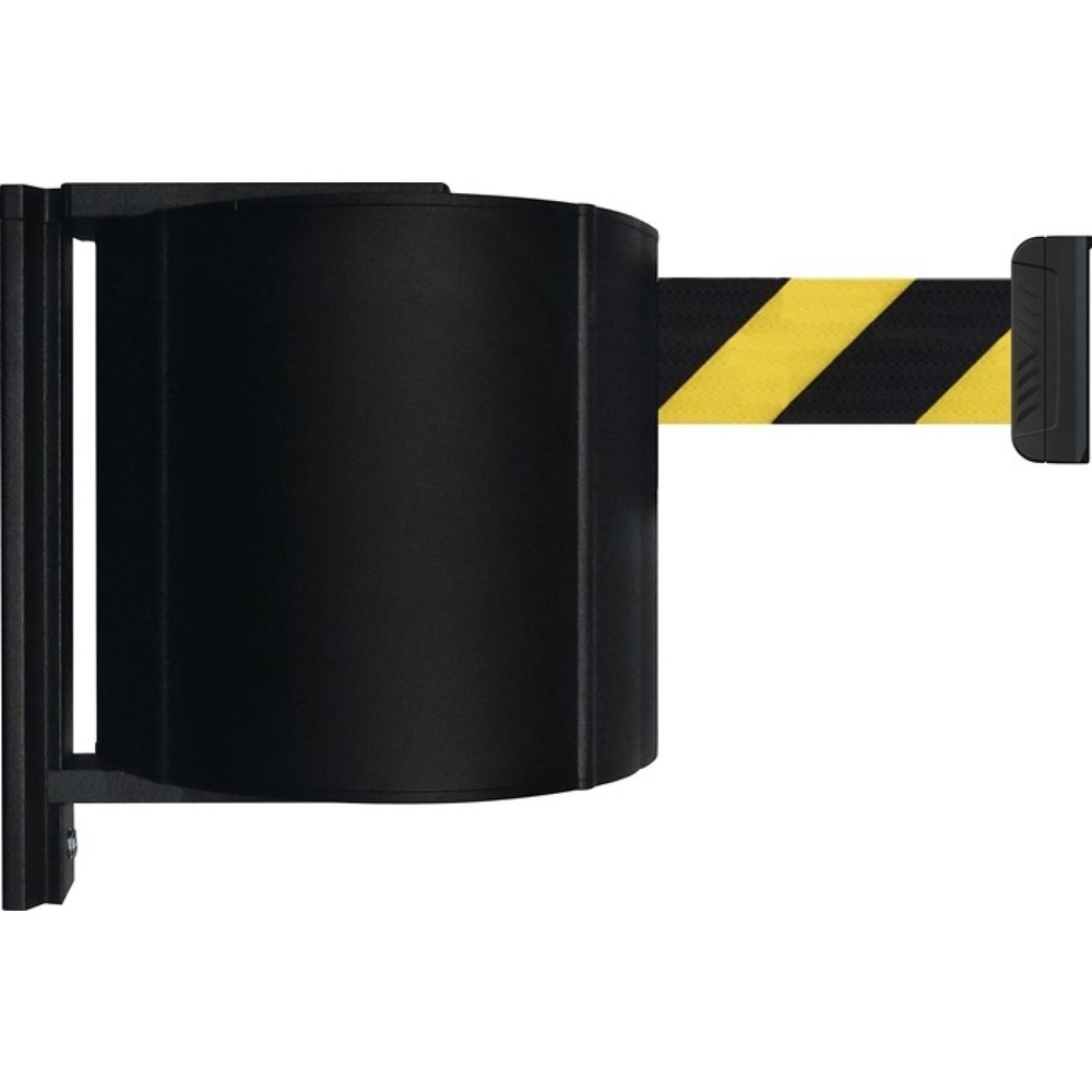 Image of  Gurtlänge 12 m, bzw. 22 mVIA GUIDE Gurtkassette, Gurtlänge 22 m schwarz/gelb, schwarz, zur Wandmontage VIA GUIDE Gurtkassette, Gurtlänge 22 m schwarz/gelb, schwarz, zur Wandmontage