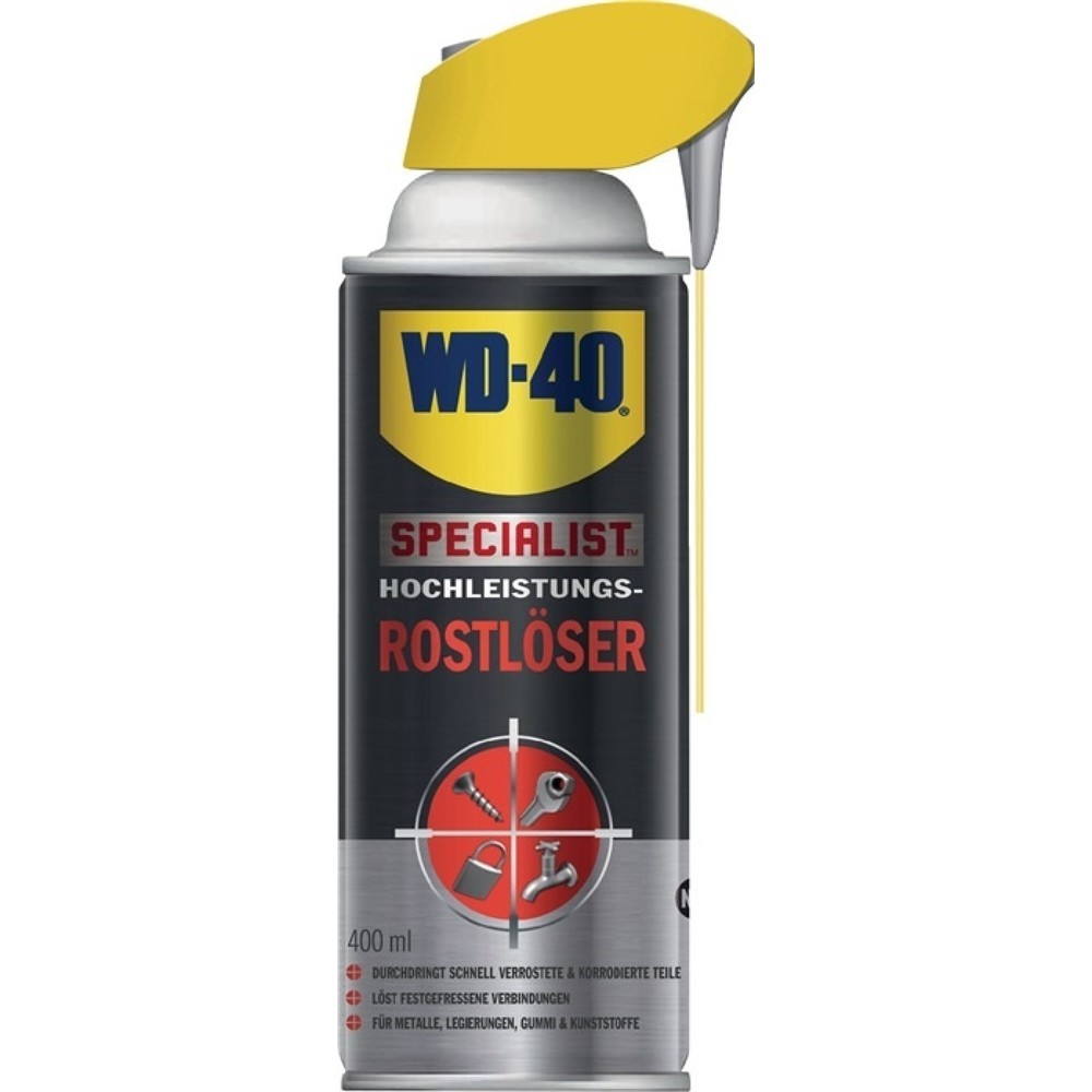 Image of  Gebinde: Spraydose Smart Straw™WD-40 SPECIALIST Hochleistungs-Rostlöser 400 ml NSF H2 Spraydose Smart Straw™ WD-40 SPECIALIST Hochleistungs-Rostlöser 400 ml NSF H2 Spraydose Smart Straw™