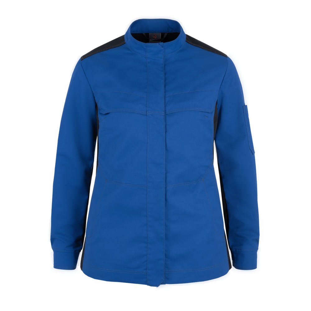 Image of  Dieses Produkt wurde auf Schadstoffe geprüft und zertifiziert nach MADE IN GREEN by OEKO-TEX®. M1YLND0M5 HOHENSTEIN HTTIWeitblick CORE Bundjacke L1, Damen royalblau / schwarz, M Weitblick CORE Bundjacke L1, Damen royalblau / schwarz, M
