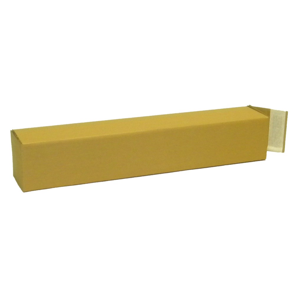 Image of  flachliegende Anlieferung, dadurch platzsparende LagerungWellpapp-Faltkarton 1-wellig, 108 x 108 x 610 mm, Qualität 1.20 B Wellpapp-Faltkarton 1-wellig, 108 x 108 x 610 mm, Qualität 1.20 B