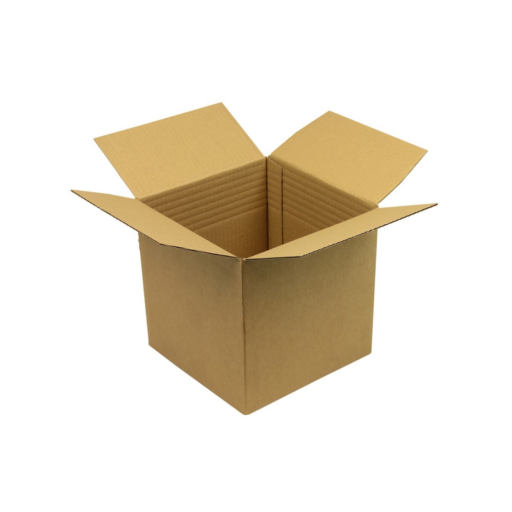 Image of  Platzsparende Lagerung durch flachliegende AnlieferungWellpapp-Faltkarton 1-wellig 200 x 200 x 130 - 200 mm, Qualität 1.30 C Wellpapp-Faltkarton 1-wellig 200 x 200 x 130 200 mm, Qualität 1.30 C