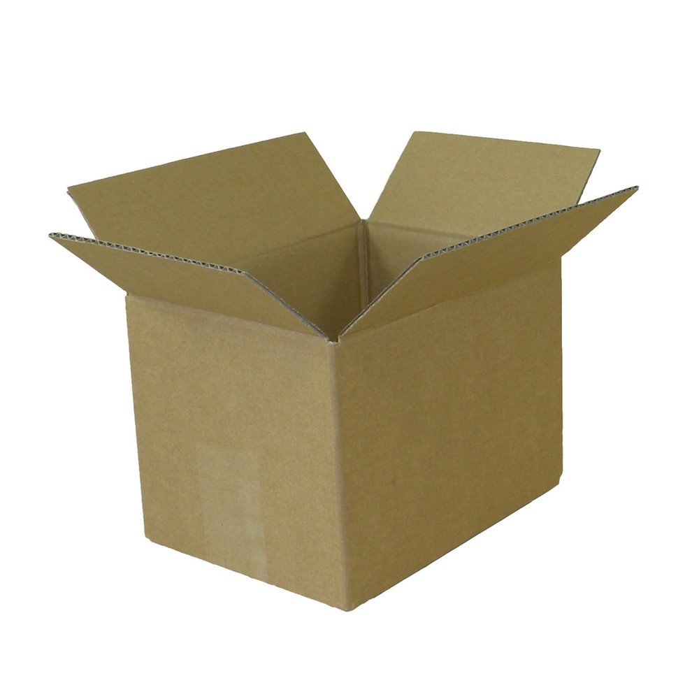 Image of  Individuelle Bedruckung - auch mehrfarbig - möglichWellpapp-Faltkarton 1-wellig, 220 x 160 x 150 mm, Qualität 1.20 B, braun Wellpapp-Faltkarton 1-wellig, 220 x 160 x 150 mm, Qualität 1.20 B, braun