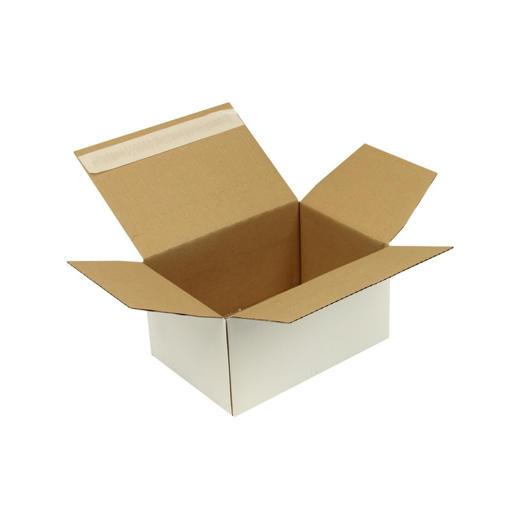 Image of  Keine zusätzliche Boden- und Deckelverklebung notwendigWellpapp-Faltkarton 1-wellig 230 x 160 x 120 mm Wellpapp-Faltkarton 1-wellig 230 x 160 x 120 mm