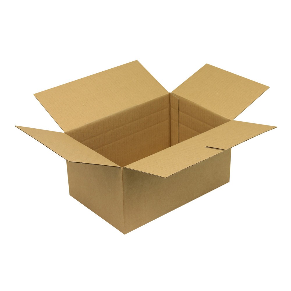 Image of  Passend für DIN B5Wellpapp-Faltkarton 1-wellig, 285 x 185 x 140 mm, Qualität 1.30 C, braun Wellpapp-Faltkarton 1-wellig, 285 x 185 x 140 mm, Qualität 1.30 C, braun