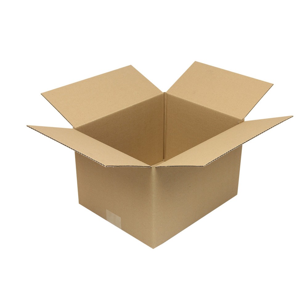 Image of  Individuelle Bedruckung - auch mehrfarbig - möglichWellpapp-Faltkarton 1-wellig, 300 x 250 x 200 mm, Qual. 1.20 B, braun Wellpapp-Faltkarton 1-wellig, 300 x 250 x 200 mm, Qual. 1.20 B, braun