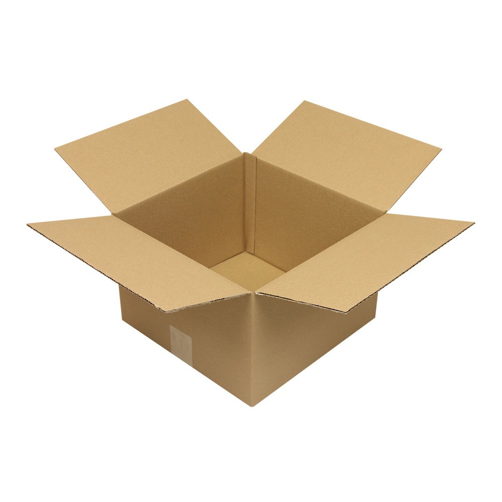 Image of  Individuelle Bedruckung - auch mehrfarbig - möglichWellpapp-Faltkarton 1-wellig, 300 x 300 x 200 mm, Qual. 1.2B, braun Wellpapp-Faltkarton 1-wellig, 300 x 300 x 200 mm, Qual. 1.2B, braun