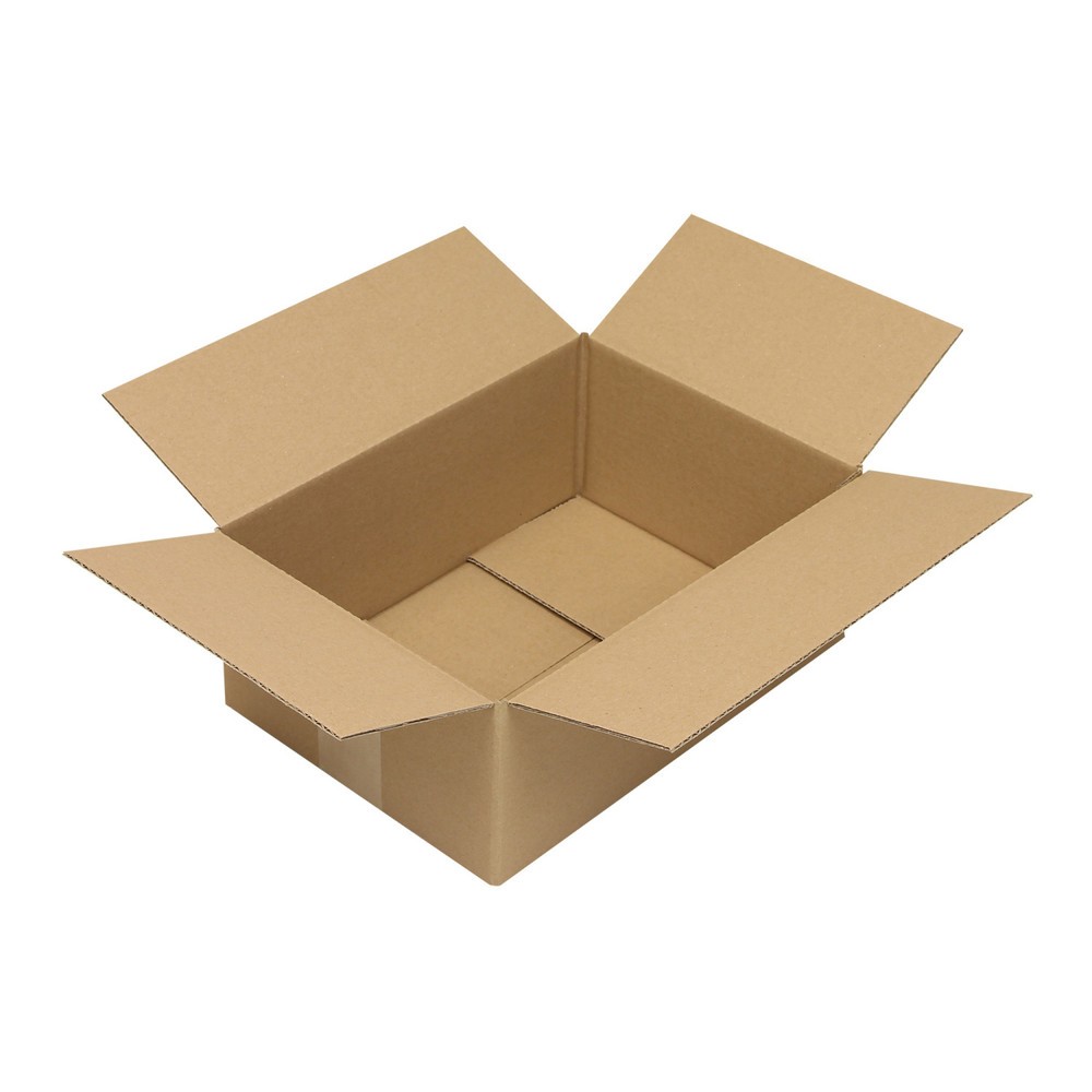 Image of  Individuelle Bedruckung - auch mehrfarbig - möglichWellpapp-Faltkarton 1-wellig, 305 x 215 x 120 mm, Qual. 1.2B, braun Wellpapp-Faltkarton 1-wellig, 305 x 215 x 120 mm, Qual. 1.2B, braun