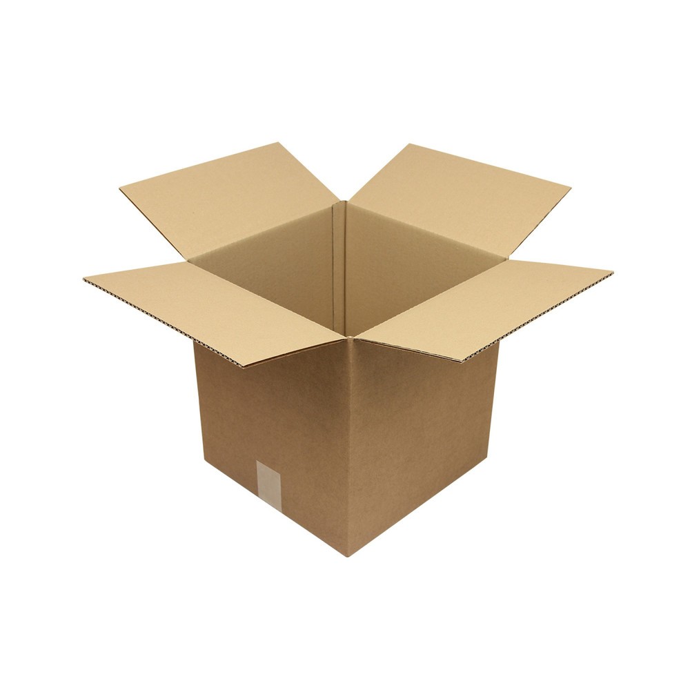 Image of  Individuelle Bedruckung - auch mehrfarbig - möglichWellpapp-Faltkarton 1-wellig, 305 x 305 x 330 mm, Qualität 1.4 Wellpapp-Faltkarton 1-wellig, 305 x 305 x 330 mm, Qualität 1.4