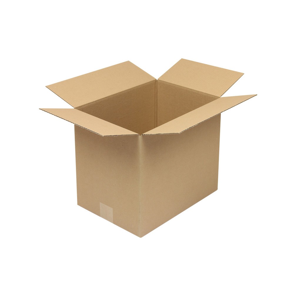 Image of  Individuelle Bedruckung - auch mehrfarbig - möglichWellpapp-Faltkarton 1-wellig, 340 x 240 x 280 mm, Qualität 1.20 B, braun Wellpapp-Faltkarton 1-wellig, 340 x 240 x 280 mm, Qualität 1.20 B, braun