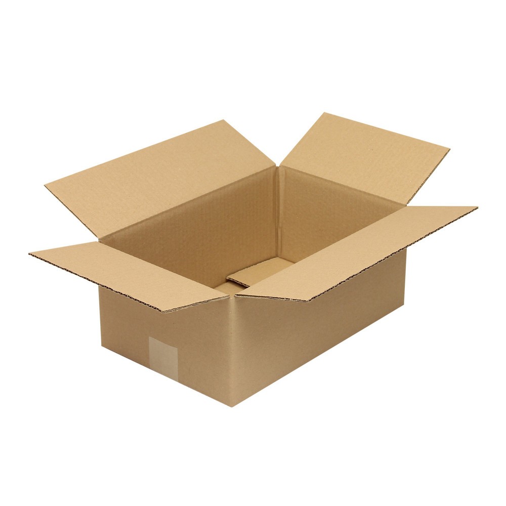 Image of  Individuelle Bedruckung - auch mehrfarbig - möglichWellpapp-Faltkarton 1-wellig, 350 x 230 x 140 mm, Qualität 1.20 C, braun Wellpapp-Faltkarton 1-wellig, 350 x 230 x 140 mm, Qualität 1.20 C, braun
