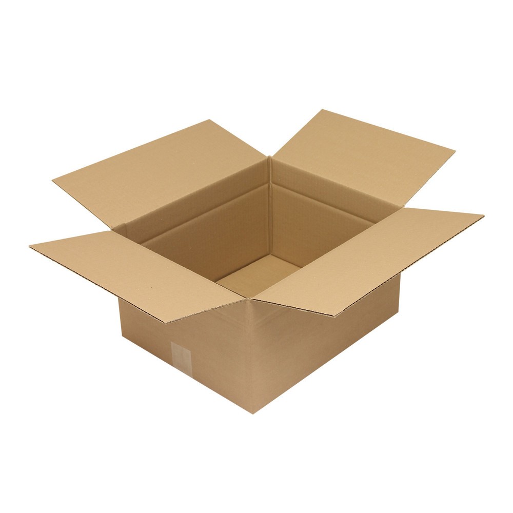 Image of  Individuelle Bedruckung - auch mehrfarbig - möglichWellpapp-Faltkarton 1-wellig, 400 x 330 x 220 mm, Qualität 1.30 C, braun Wellpapp-Faltkarton 1-wellig, 400 x 330 x 220 mm, Qualität 1.30 C, braun