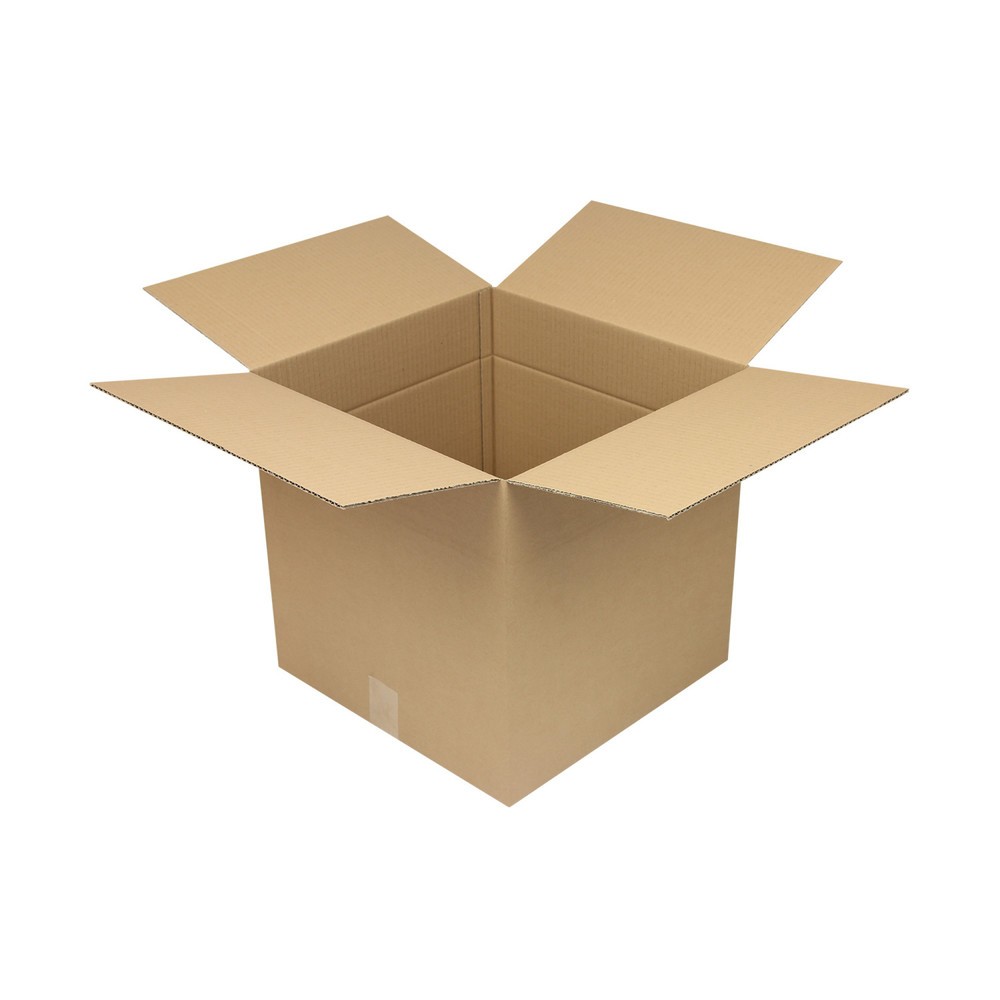 Image of  Individuelle Bedruckung - auch mehrfarbig - möglichWellpapp-Faltkarton 1-wellig, 400 x 400x 400 mm, Qual. 1.30 C, braun Wellpapp-Faltkarton 1-wellig, 400 x 400x 400 mm, Qual. 1.30 C, braun