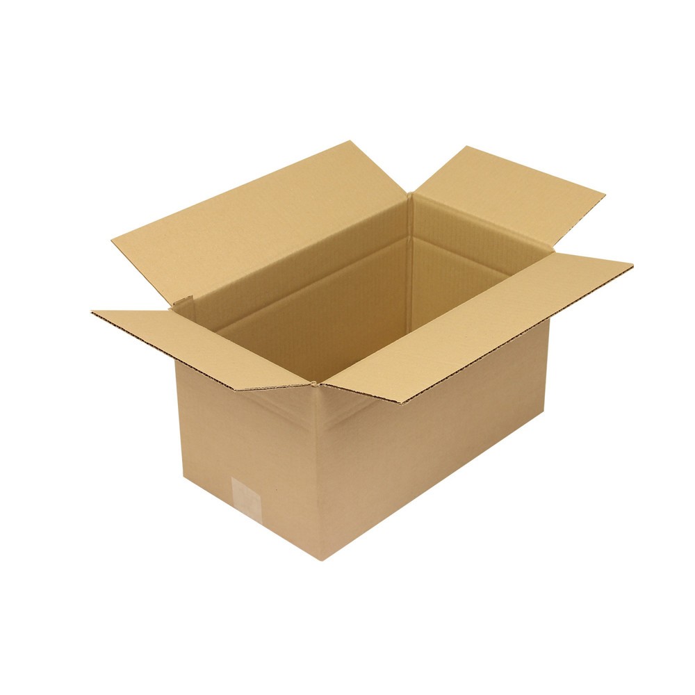 Image of  Individuelle Bedruckung - auch mehrfarbig - möglichWellpapp-Faltkarton 1-wellig, 415 x 235 x 230 mm, Qualität 1.30 C, braun Wellpapp-Faltkarton 1-wellig, 415 x 235 x 230 mm, Qualität 1.30 C, braun