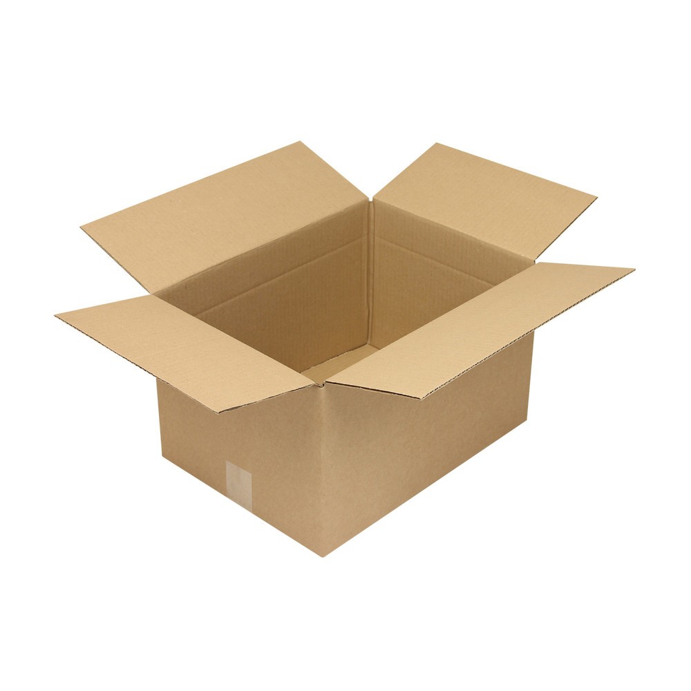 Image of  Individuelle Bedruckung - auch mehrfarbig - möglichWellpapp-Faltkarton 1-wellig, 430 x 310 x 250 mm, Qualität 1.30 C, braun Wellpapp-Faltkarton 1-wellig, 430 x 310 x 250 mm, Qualität 1.30 C, braun
