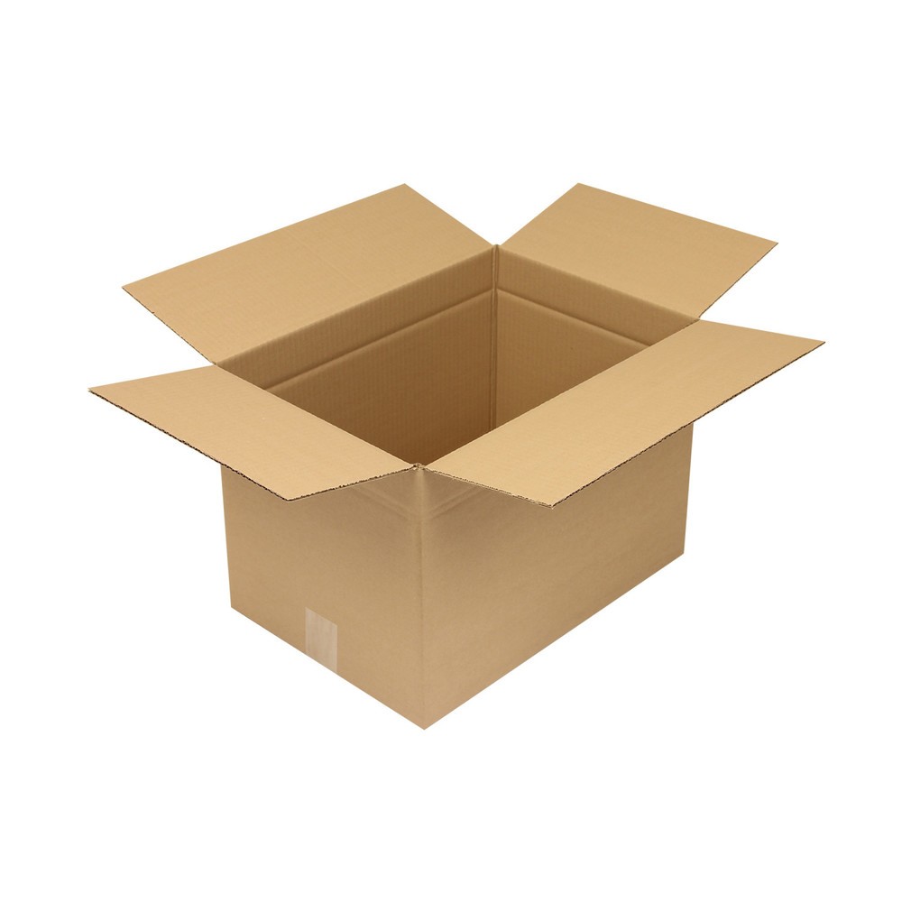 Image of  Individuelle Bedruckung - auch mehrfarbig - möglichWellpapp-Faltkarton 1-wellig, 440 x 300 x 300 mm, Qualität 1.30 C, braun Wellpapp-Faltkarton 1-wellig, 440 x 300 x 300 mm, Qualität 1.30 C, braun